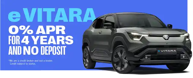 e Vitara 0% APR for 4 Years and no deposit